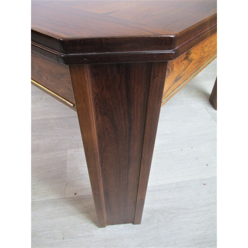 Vintage rosewood coffee table by HMB Möbler, Sweden 1970