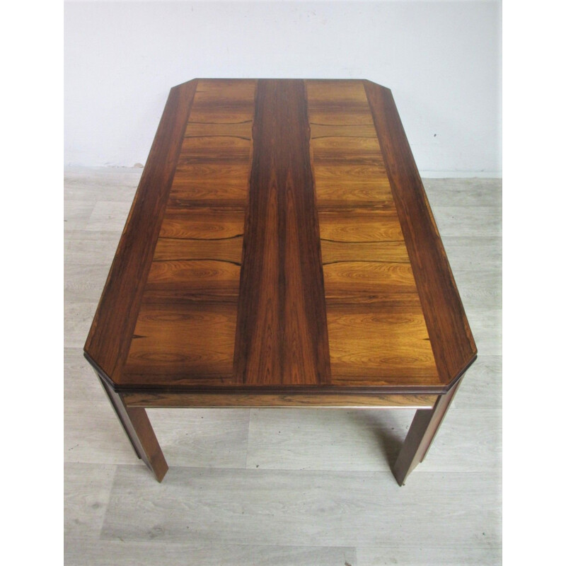 Table basse vintage en palissandre de HMB Möbler, Suède 1970