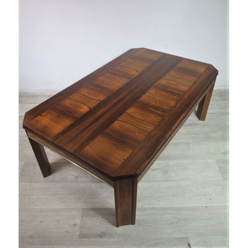 Vintage rosewood coffee table by HMB Möbler, Sweden 1970