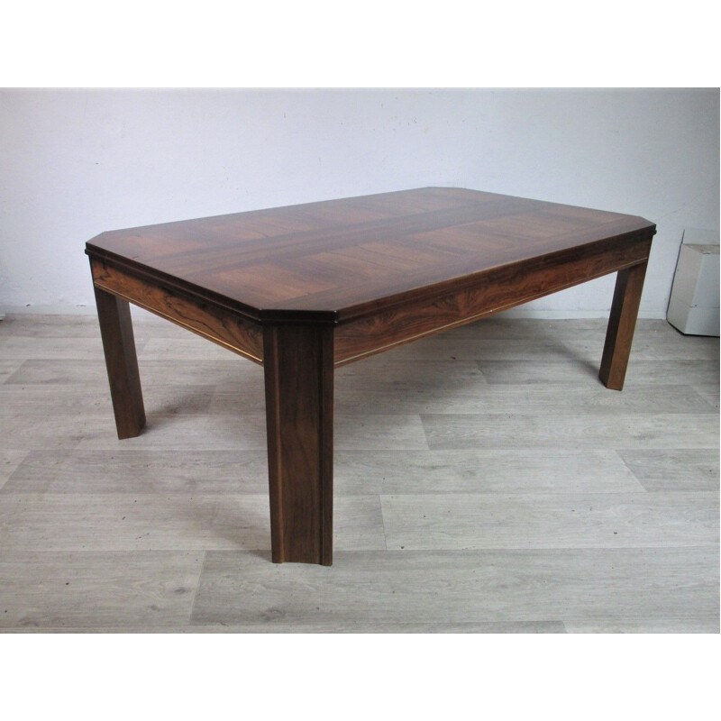 Mesa de centro vintage de palisandro de HMB Möbler, Suecia 1970