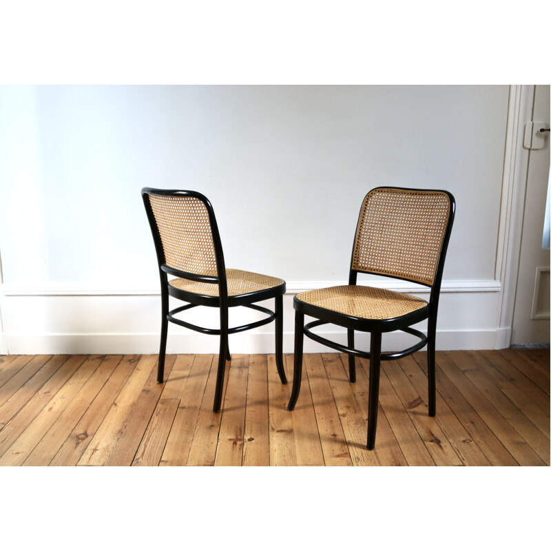 Pair of vintage chairs by Joseph Hoffmann