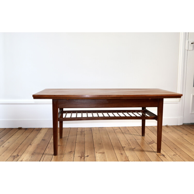 Vintage teak coffee table by Kai Kristiansen for Vildbjerg Mobelfabrik Scandinavia