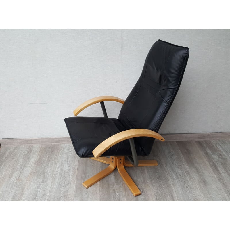 Vintage reclining armchair Scandinavian