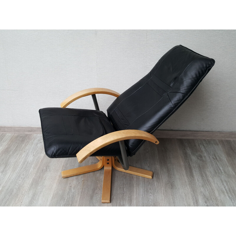 Fauteuil vintage inclinable scandinave