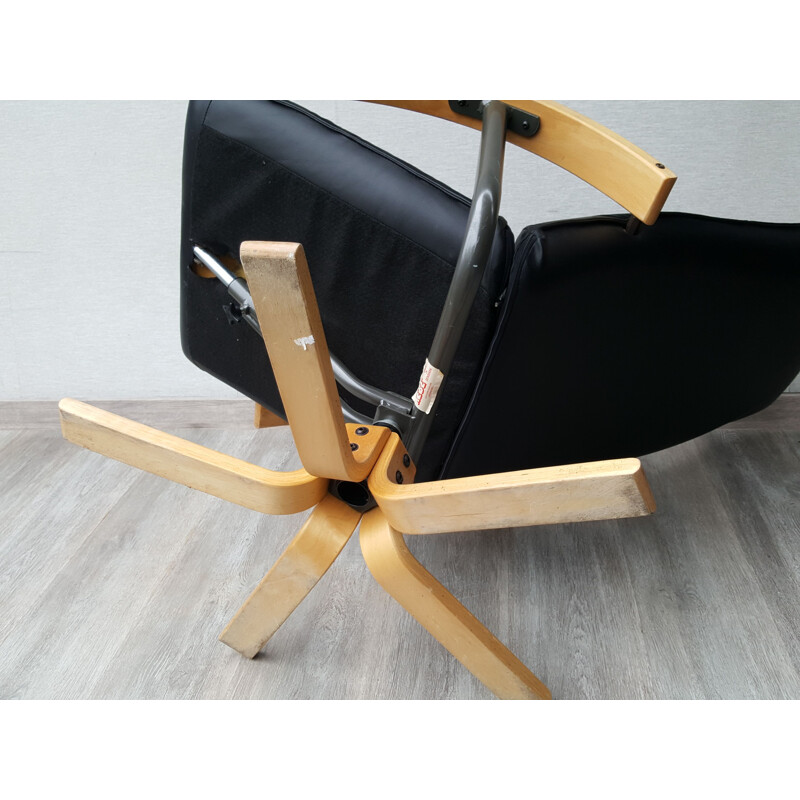 Fauteuil vintage inclinable scandinave