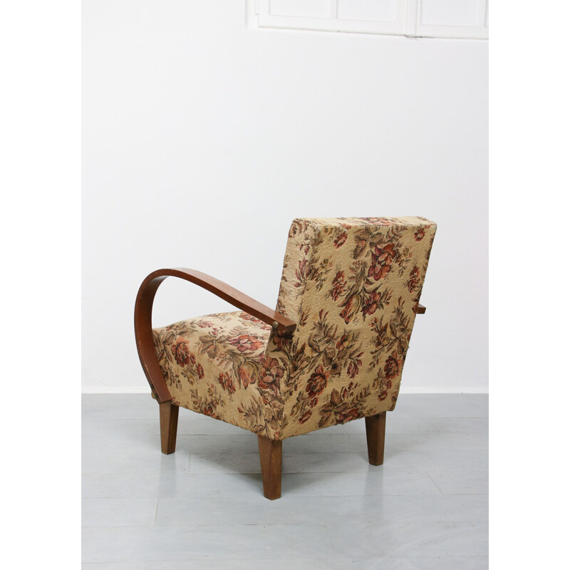 Mid-century Bentwood Jindrich Halabala Armchair 1950s