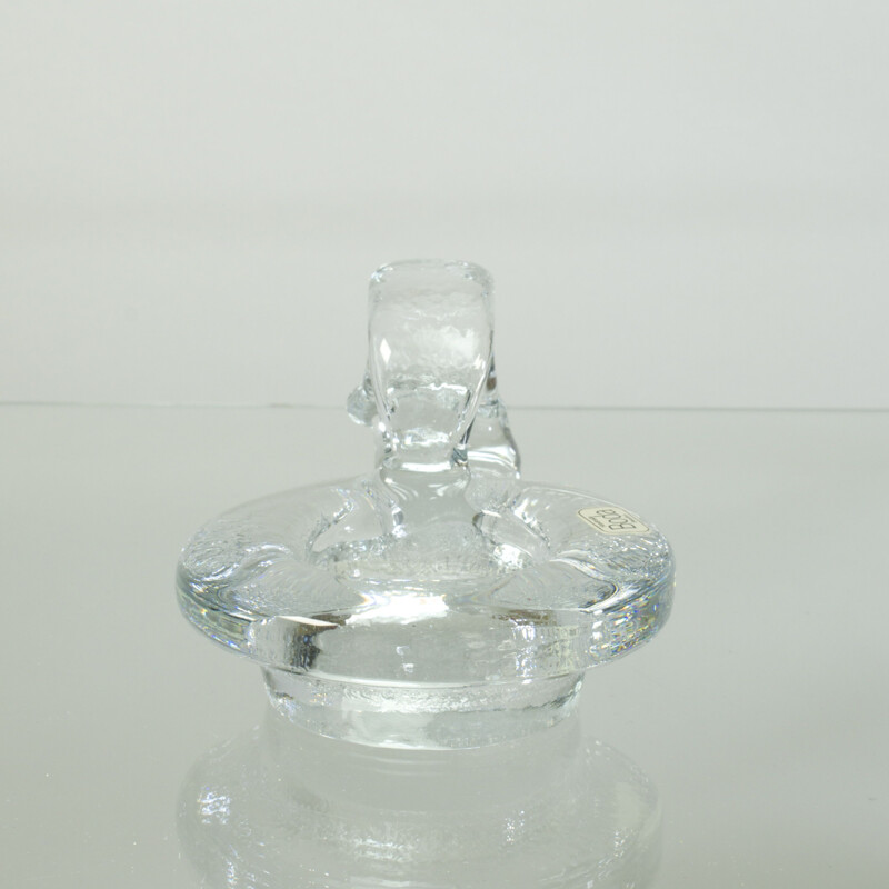 Vintage candlestick by Bertil Vallien for Kosta Boda Scandinavian