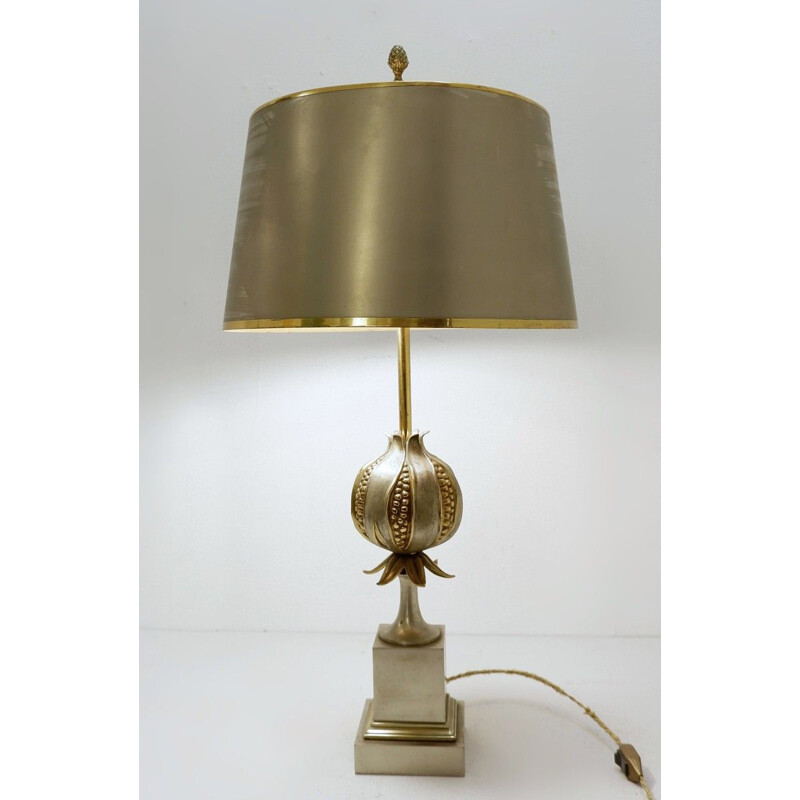 Vintage pomegranate table lamp from Maison Charles 1960s