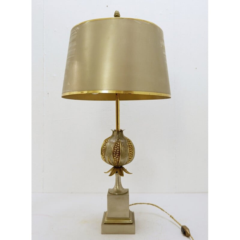 Lampada da tavolo vintage melograno di Maison Charles 1960