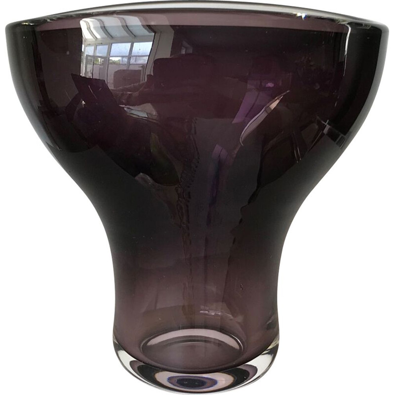 Vintage Burgundy vase Murano