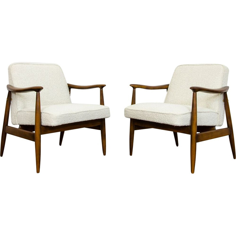 Pair of vintage armchairs by Juliusz Kędziorek for GFM 1960s