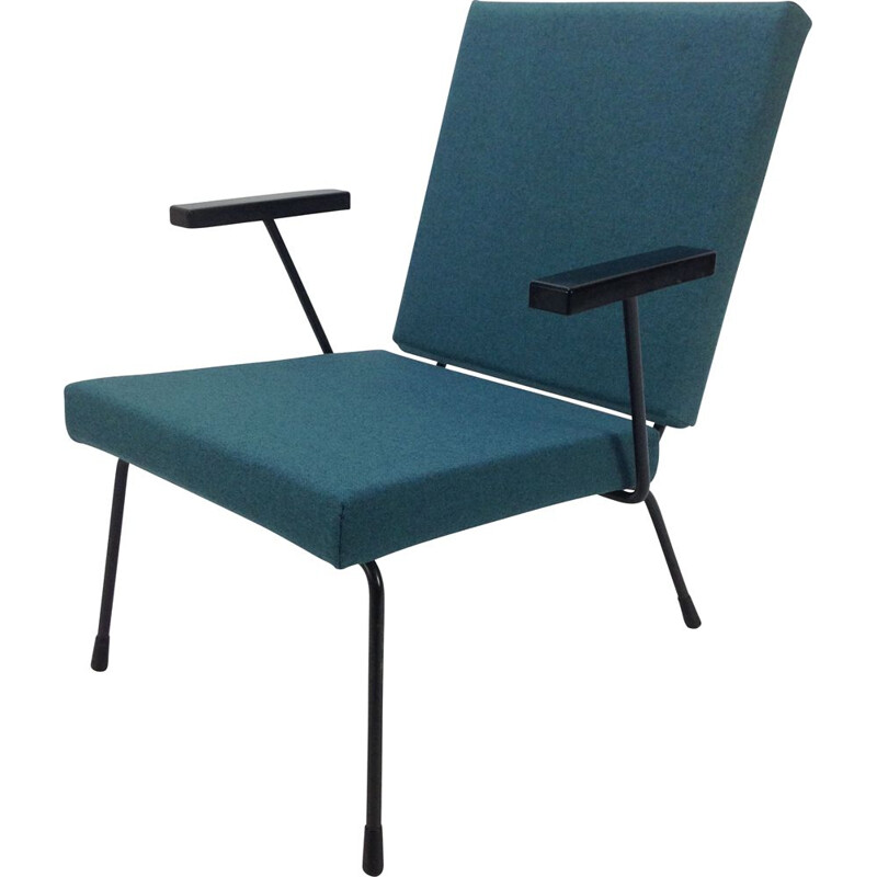 Fauteuil lounge vintage de Wim Rietveld pour Gispen 1950