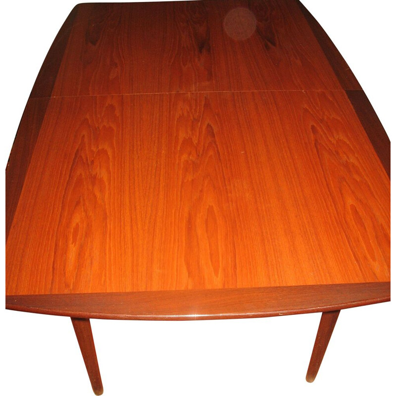 Table vintage rectangle de Arne Vodder 1960