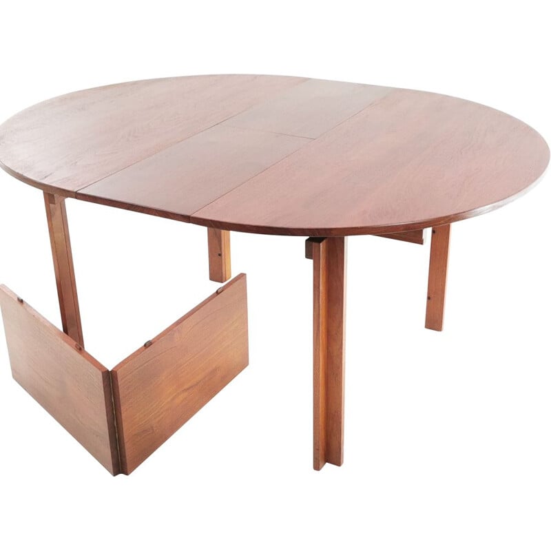 Vintage teak dining table by Inger Klingenberg for France & Son 1960