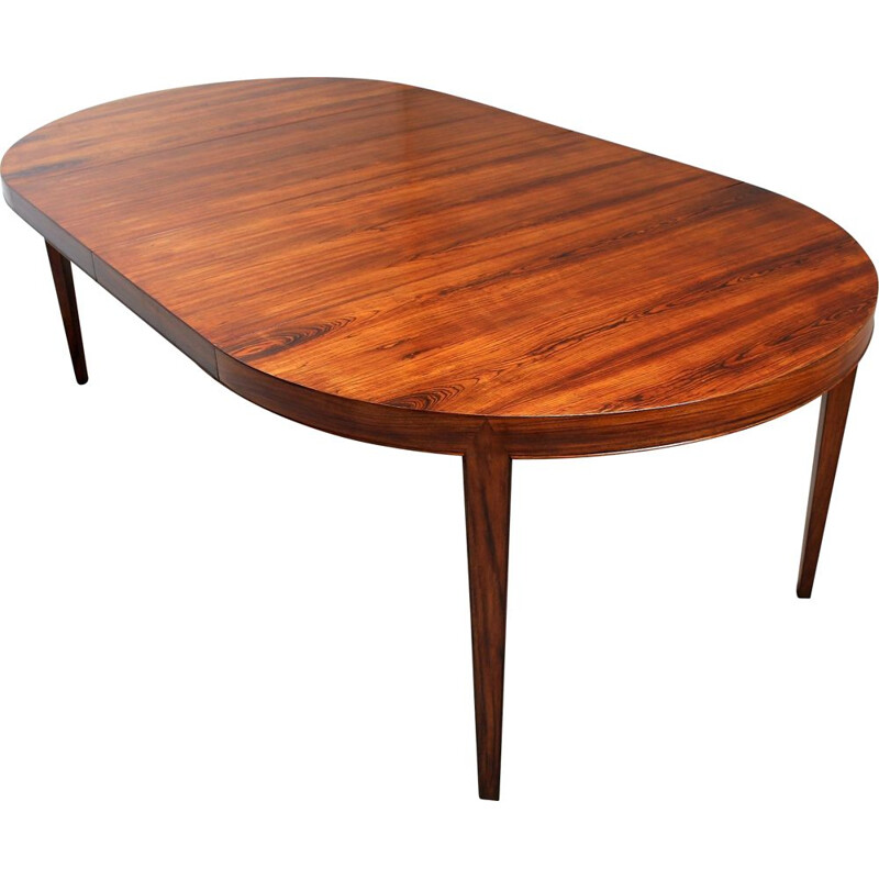 Vintage Rio rosewood table by Severin Hansen for Haslev Mobelsnedkeri, Denmark 1950