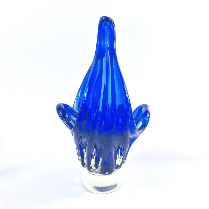 Vintage Centerpiece from Fratelli Toso Labelled Murano Glass 1960s