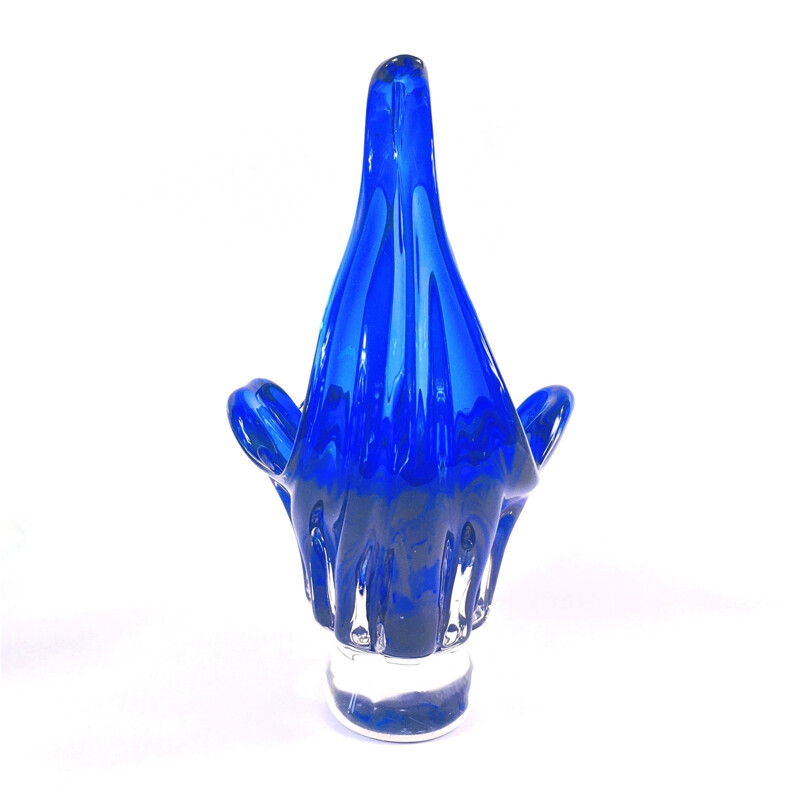 Vintage Centerpiece from Fratelli Toso Labelled Murano Glass 1960s