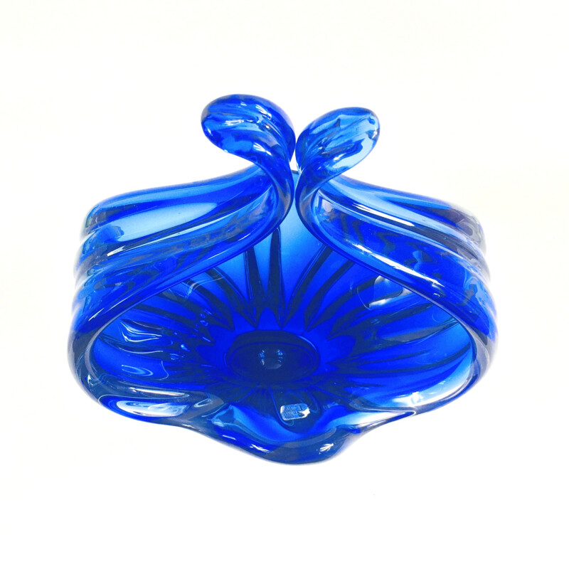 Vintage Centerpiece from Fratelli Toso Labelled Murano Glass 1960s
