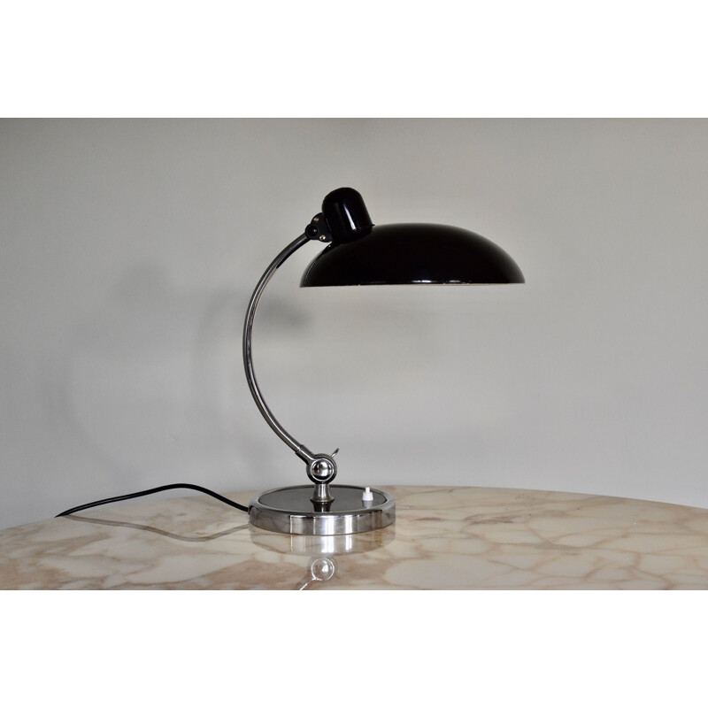 Lampe de table Vintage 6631 Lampe de bureau de l'empereur Idell Bauhaus Christian Dell Allemagne  