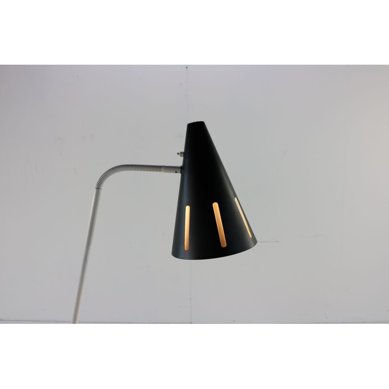 Vintage floorlamp by H Busquet for Hala Zeist 1950