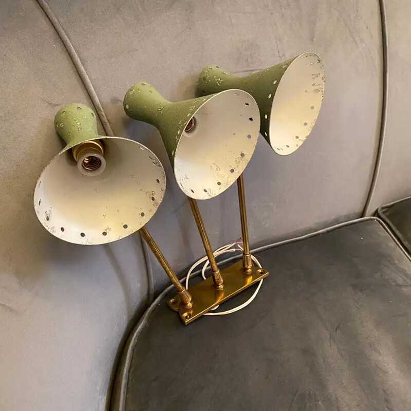 Mid-Century Modern Wall Sconce Italian 1950s