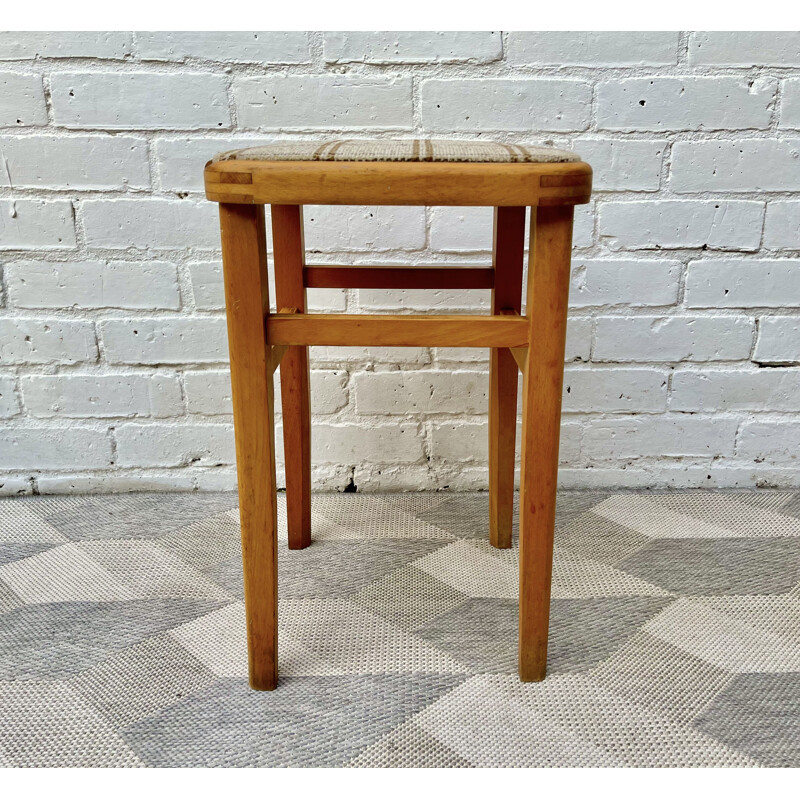 Vintage Wooden Kitchen Stool