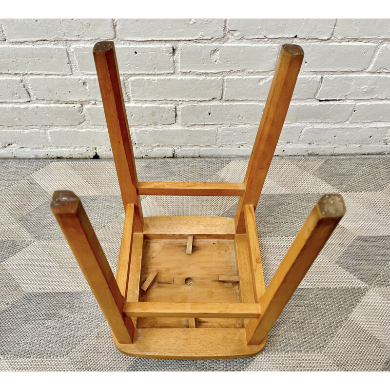 Vintage Wooden Kitchen Stool