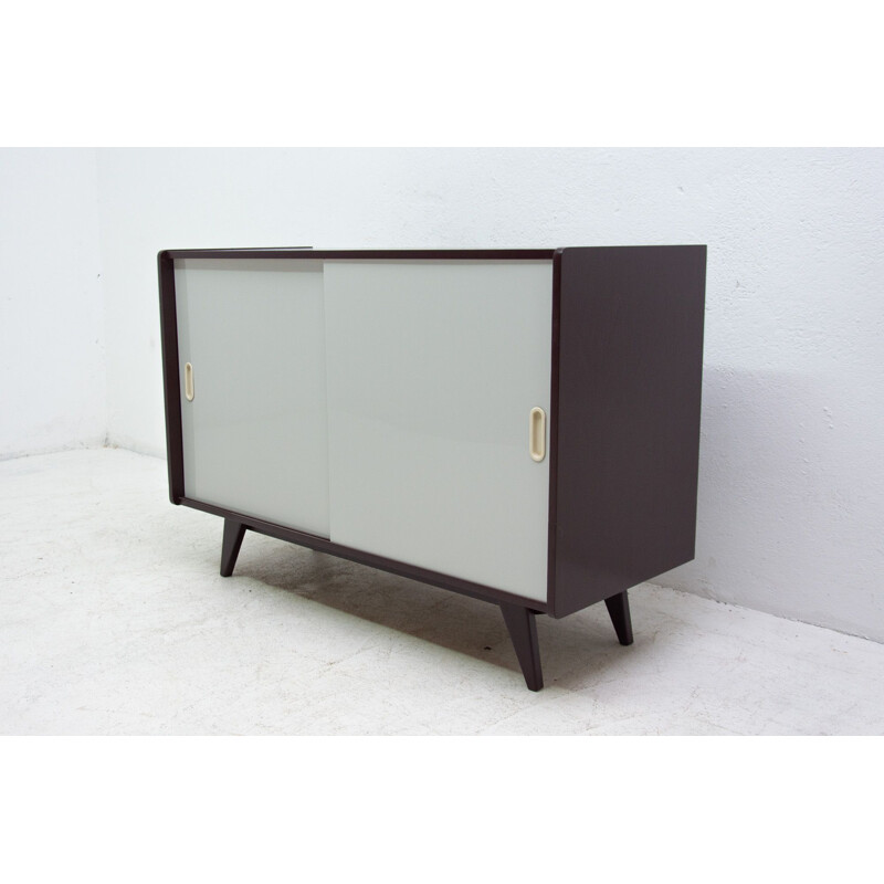 Modern vintage beechwood sideboard by Jiří Jiroutek, Czechoslovakia 1960