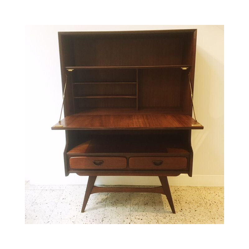 Vintage Secretaire Louis Van Teeffelen Webe Netherlands 1950s