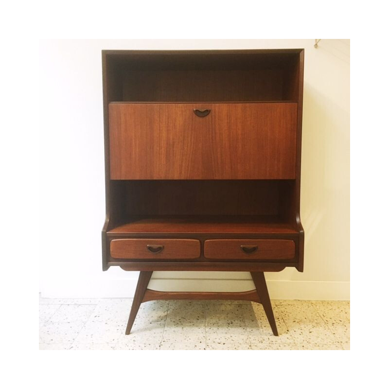 Vintage Secretaire Louis Van Teeffelen Webe Netherlands 1950s