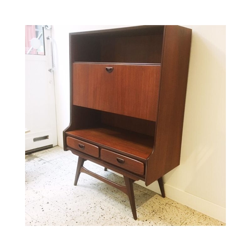 Vintage Secretaire Louis Van Teeffelen Webe Netherlands 1950s