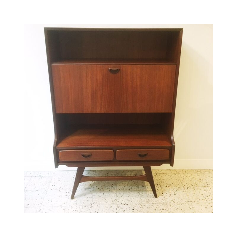 Vintage Secretaire Louis Van Teeffelen Webe Netherlands 1950s