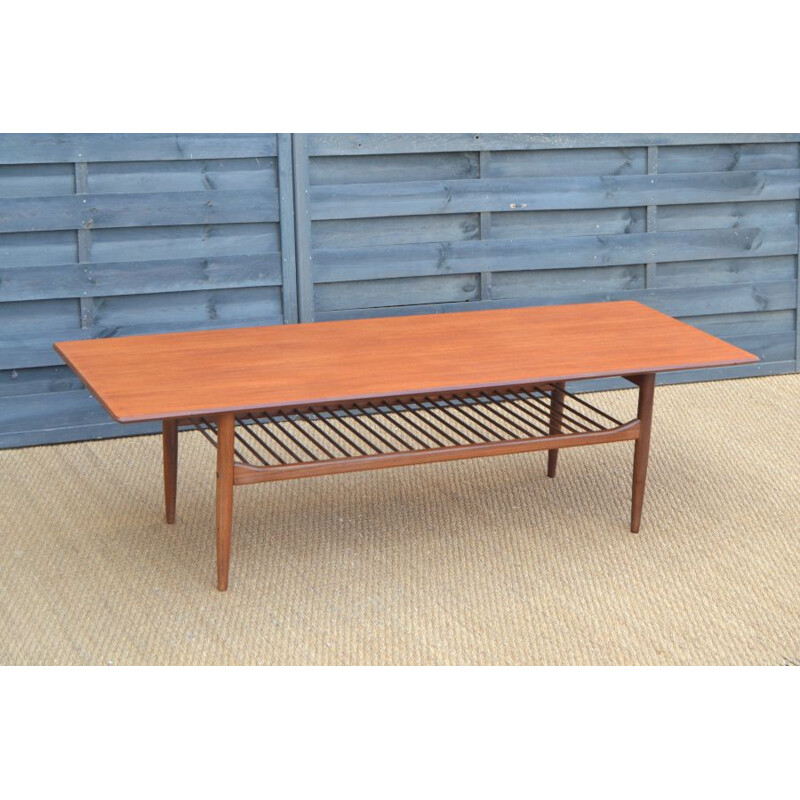 Grande table basse vintage par Kofod Larsen