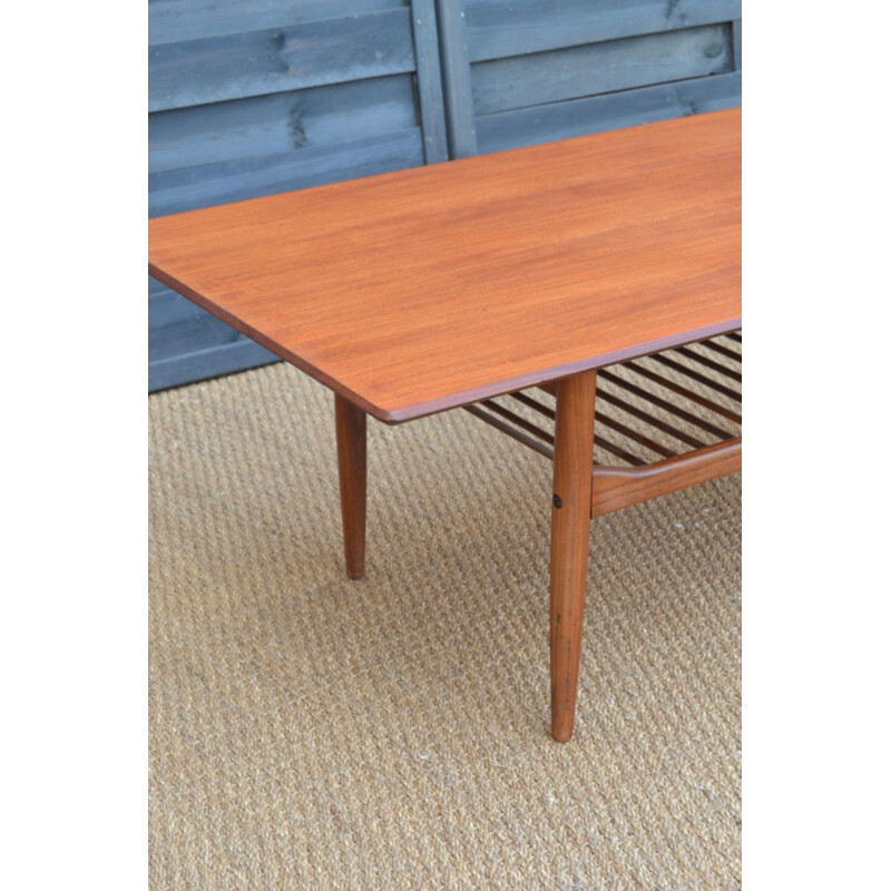 Large vintage coffee table by Kofod Larsen