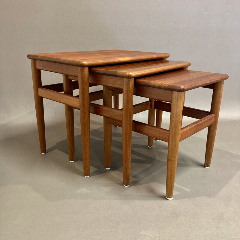 Vintage nesting table Scandinavian 1950s