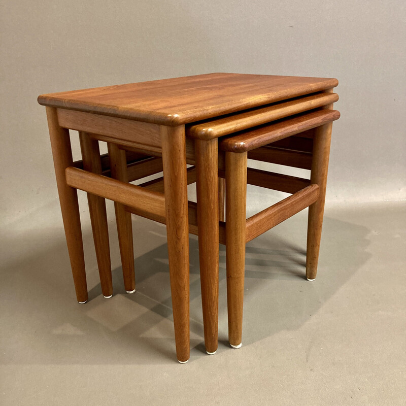 Vintage nesting table Scandinavian 1950s