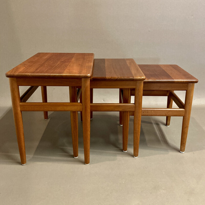 Vintage nesting table Scandinavian 1950s