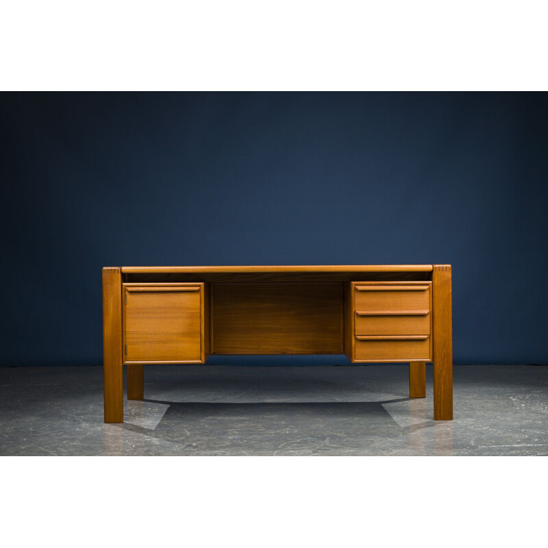 Vintage teak desk Danish 1960s