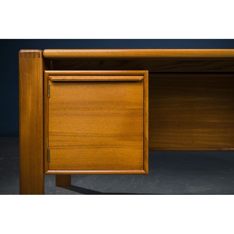 Vintage teak desk Danish 1960s