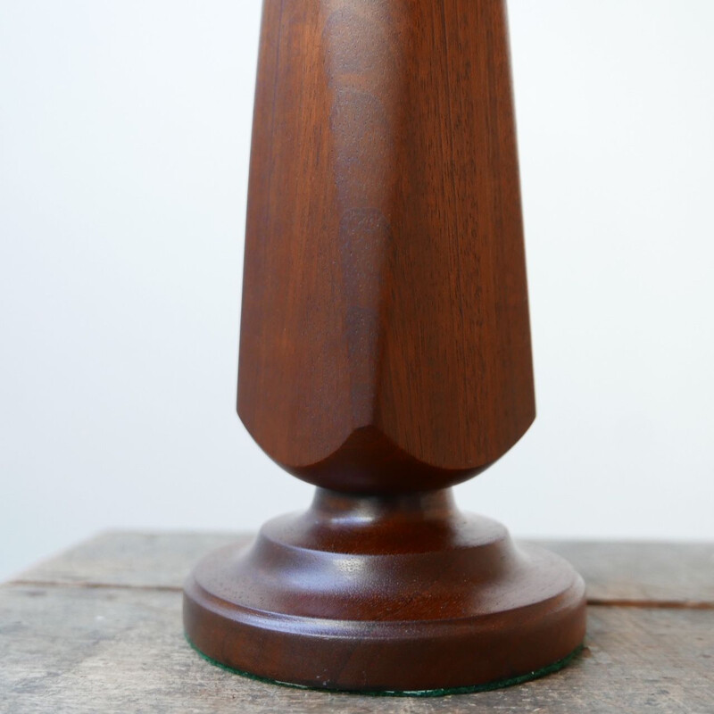 Lampada da tavolo vintage in teak Danimarca 1960