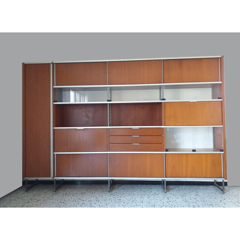 Vintage living room bookcase by Georges Frydman 1960s