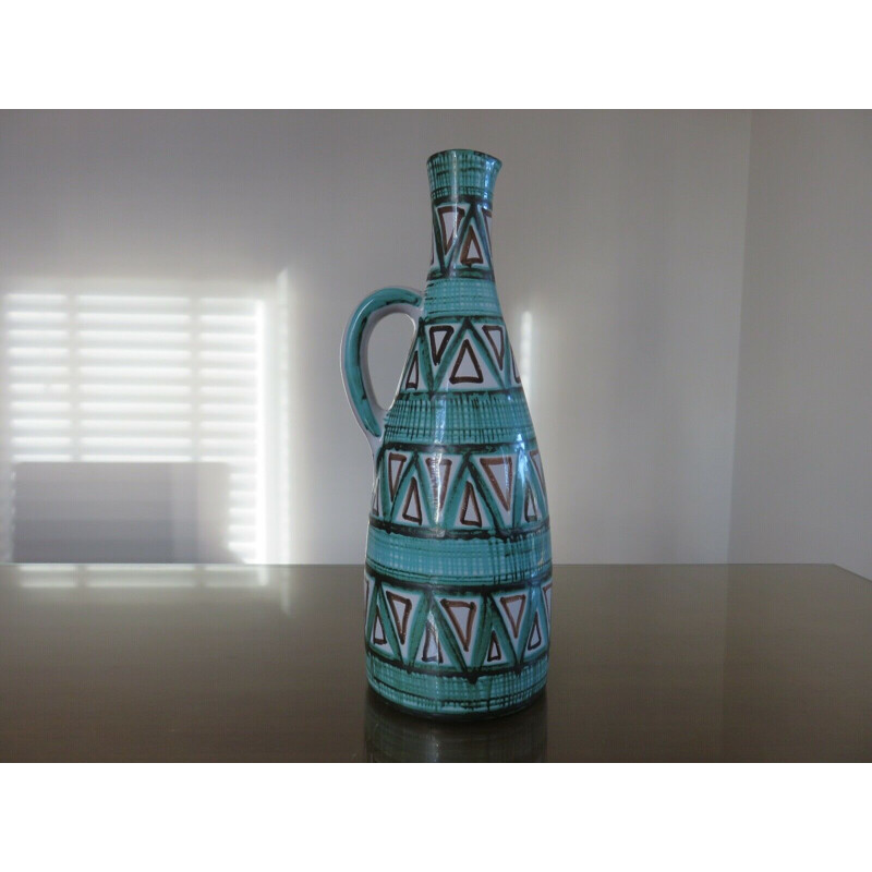 Vintage Robert Picault ceramic decanter 1950s