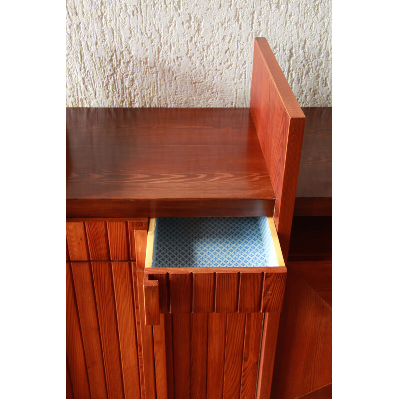 Vintage Rosewood Sideboard by CMG Italy 1970s