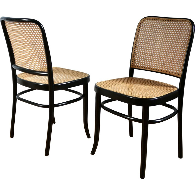 Pair of vintage chairs by Joseph Hoffmann