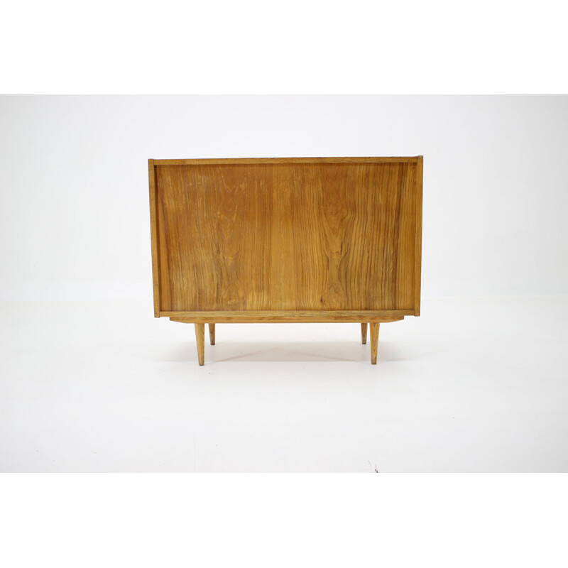 Vintage Oak Cabinet Czechoslovakia 1960s
