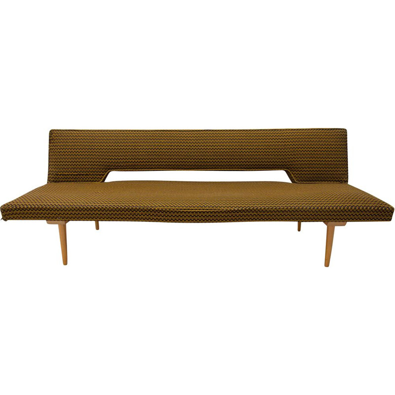 Midcentury Adjustable Sofa Bench by Miroslav Navrátil Czechoslovakia 1960s