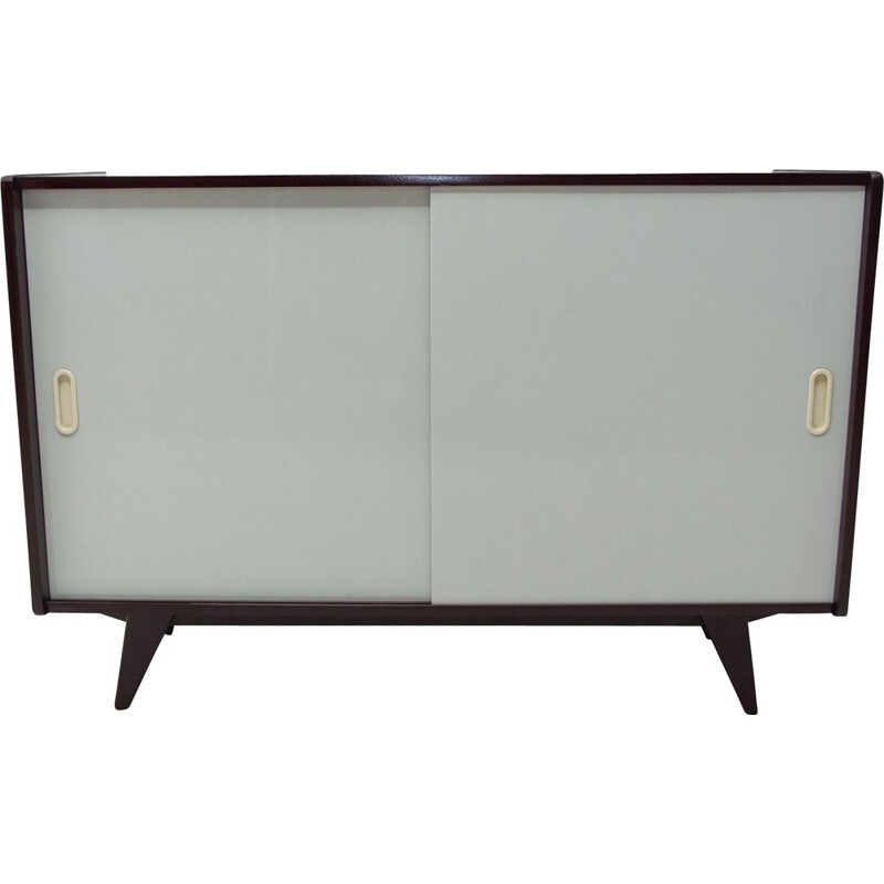 Credenza moderna vintage in faggio di Jiří Jiroutek, Cecoslovacchia 1960