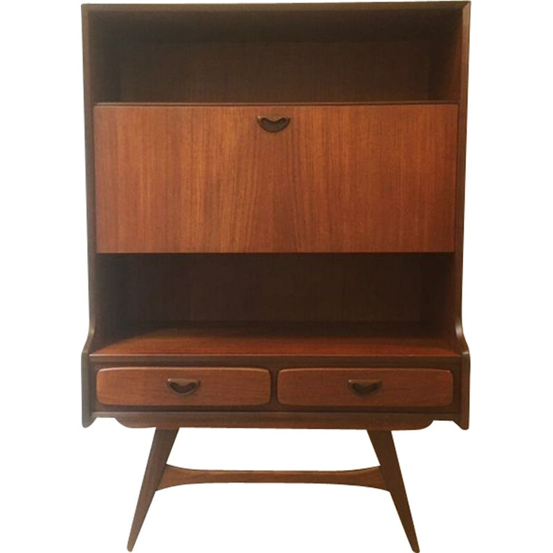 Vintage Secretaire Louis Van Teeffelen Webe Netherlands 1950s