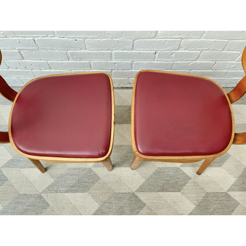Vintage Pair of Kitchen Dining Chairs