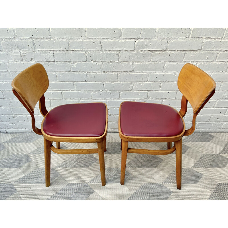 Vintage Pair of Kitchen Dining Chairs